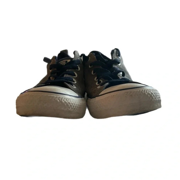 Converse All Star 137695F Gray Navy Blue Sneakers Size Mens 8 - Picture 4 of 5